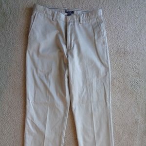 Nautica Men's Beige Khaki Pants 32 X 30 Cotton EUC